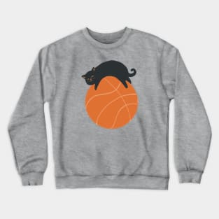 Cat on Ball Crewneck Sweatshirt